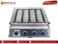 Bếp Nướng Gas 4 Họng Dài