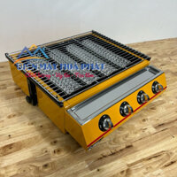 Bếp nướng gas 4 họng ET-K255, Bếp nướng BBQ bằng ga 4 trụ