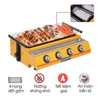 Bếp nướng gas 4 họng NS-ET-K222-B NEWSUN (Gía bán chưa bao gồm phí Newsun vận chuyển)
