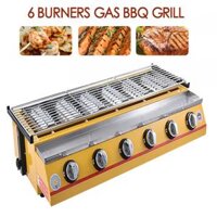 Bếp nướng gas bbq, bếp nướng hải sản ETON ET-K233 chất liệu inox không gỉ, vệ sinh dễ dàng