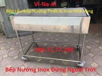 Bếp Nướng Inox Đứng Ngoài Trời, Bếp Nướng Than Hoa Inox Giá Rẻ