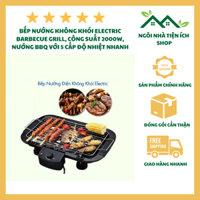 Bếp Nướng Không Khói Electric Barbecue Grill, Công Suất 2000W, Nướng BBQ Với 5 Cấp Độ Nhiệt Nhanh