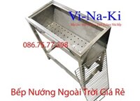 Bếp nướng ngoài trời inox, Bếp nướng than hoa ngoài trời giá rẻ,