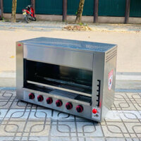 Bếp nướng Salamander 6 họng dùng gas
