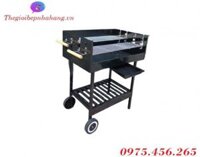 Bếp nướng than Bbq, lò nướng than thùng phi ngoài trời giá rẻ