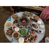 Bếp nướng than hoa âm bàn, bếp nướng inox giá rẻ