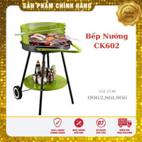 BẾP NƯỚNG THAN HOA CK602 MÀU XANH