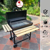 Bếp nướng than hoa có nắp đậy BBQ-05