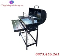 Bếp nướng than hoa có quạt, lò nướng than tự xoay giá rẻ