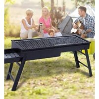 Bếp Nướng Than Hoa Dài Không Khói Có Vỉ Nướng Nhỏ Gọn Size 60x23x32cm> Bảo hành 12 tháng