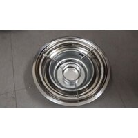 Bếp nướng than hoa đặt âm bàn cho quán nướng vỉ inox 304 có tay cầm nan 1.8