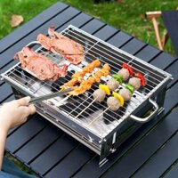 Bếp Nướng Than Hoa INOX Gấp Gọn