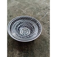 Bếp nướng than hoa inox tròn dày dặn, ảnh thật tự chụp, CORBIN_STORE