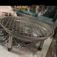 Bếp nướng than hoa inox tròn SASIMI