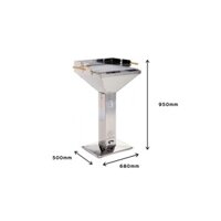 Bếp nướng than hoa không khói đứng Landmann LM282 vỉ 48x46.5 cm hàng Việt Nam xuất chuẩn EU