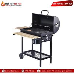 Bếp nướng than hoa lắp đậy có tay đẩy BBQ-05
