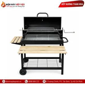 Bếp nướng than hoa lắp đậy có tay đẩy BBQ-05