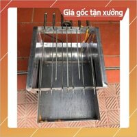 [BẾP NƯỚNG THAN HOA] MÁY NƯỚNG THỊT XIÊN TỰ ĐỘNG MITUHOME 6 XIÊN, TẶNG KÈM 6 XIÊN INOX NƯỚNG THỊT, 1 XIÊN 3 CHẠC