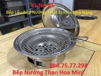 Bếp nướng than hoa mini, Bếp nướng không khói tại bàn giá rẻ