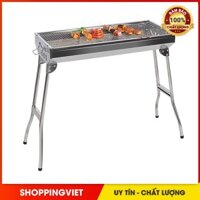 Bếp nướng than hoa ngoài trời chân cao size lớn (Bộ Full)