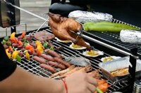 Bếp nướng than hoa ngoài trời cao cấp Xoay tự động BBQ- K2X