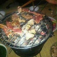 Bếp nướng than hoa tròn