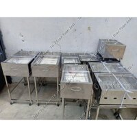 Bếp nướng than inox - Lò nướng than inox ngoài trời LNDN các size