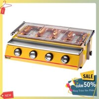 Bếp nướng thịt bbq bằng gas ETON ET-K222 4 họng đốt nhiệt độ cao, không tạt lửa