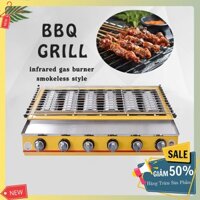 Bếp nướng thịt bbq bằng gas ETON ET-K233 6 họng đốt nhiệt độ cao, không tạt lửa