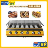 Bếp nướng thịt BBQ, nướng hàu, hải sản bằng Gas 6 đầu đốt ETON ET-K333