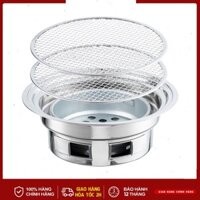 Bếp Nướng Thịt Than Hoa BBQ Ngoài Trời Không Khói Tặng Kèm 2 Vỉ Nướng