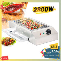 Bếp nướng thịt xiên 2800W gia nhiệt nhanh, chống quá nhiệt, quá tải