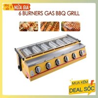 Bếp nướng thịt xiên ETON ET-K233 6 họng đốt hồng ngoại không khói