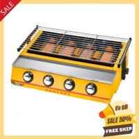 Bếp nướng thịt xiên ETON ET-K222 4 họng đốt hồng ngoại không khói