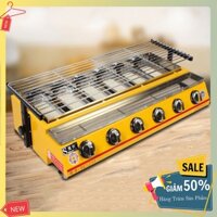 Bếp nướng thịt xiên ETON ET-K233 6 họng chuyên hải sản hàu, thịt không khói