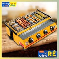 Bếp nướng thịt xiên ETON ET-K222 4 họng chuyên hải sản hàu, thịt không khói