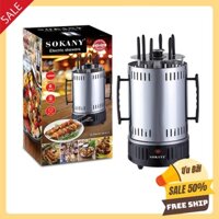 Bếp nướng thịt xiên SOKANY 2800W gia nhiệt kép, làm nóng nhanh