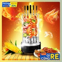 Bếp nướng thịt xiên SOKANY 2800W quay tự động 360 độ, thịt chín đều