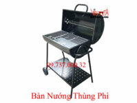 bếp nướng thùng phuy bbq, lò nướng than hoa ngoài trời giá rẻ, đẹp, tiện dụng