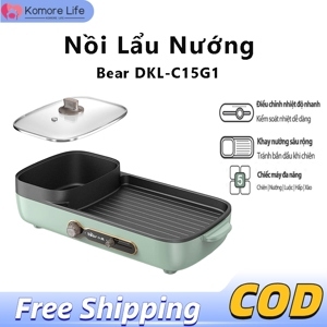Bếp nướng và lẩu đa năng Bear DKL-C15G1