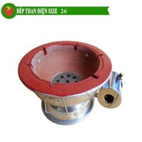 Bếp than điện quạt gió size 26cm Trí Việt