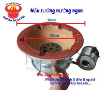 Bếp than điện Trí Việt 28cm loại bếp nướng than hoa thích hợp cho gia đình, nhà hàng hay quán nướng