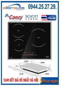 Bếp Từ 3 VÙNG NẤU Canzy CZ-TL67HA - MADE IN THAILAN MỚI 2023