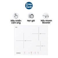 Bếp từ 3 vùng nấu Malloca MI 593 W - Ngang 59cm - Nhập khẩu Châu Âu - Hàng Chính Hãng