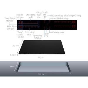Bếp từ 4 vùng nấu Electrolux EIP8546