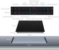 Bếp từ 4 vùng nấu lắp âm Electrolux EIV644 – ĐỨC
