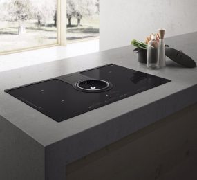 Bếp từ âm 1 vùng nấu kết hợp máy hút mùi Elica Nikola Tesla HP