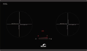 Bếp từ âm 2 vùng nấu Bauer BE-820GTS