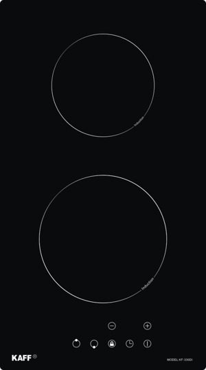 Bếp từ âm 2 vùng nấu Domino Kaff KF-330DI