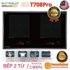 Bếp từ âm 2 vùng nấu Eurosun EU-T708PRO